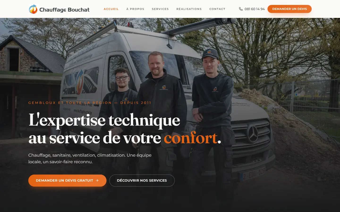Chauffage Bouchat, now