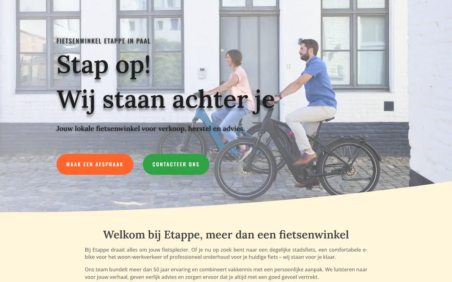 Etappe, maintenant